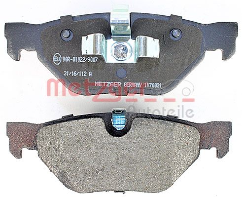 METZGER 1170031 Bremsbelagsatz, Scheibenbremse